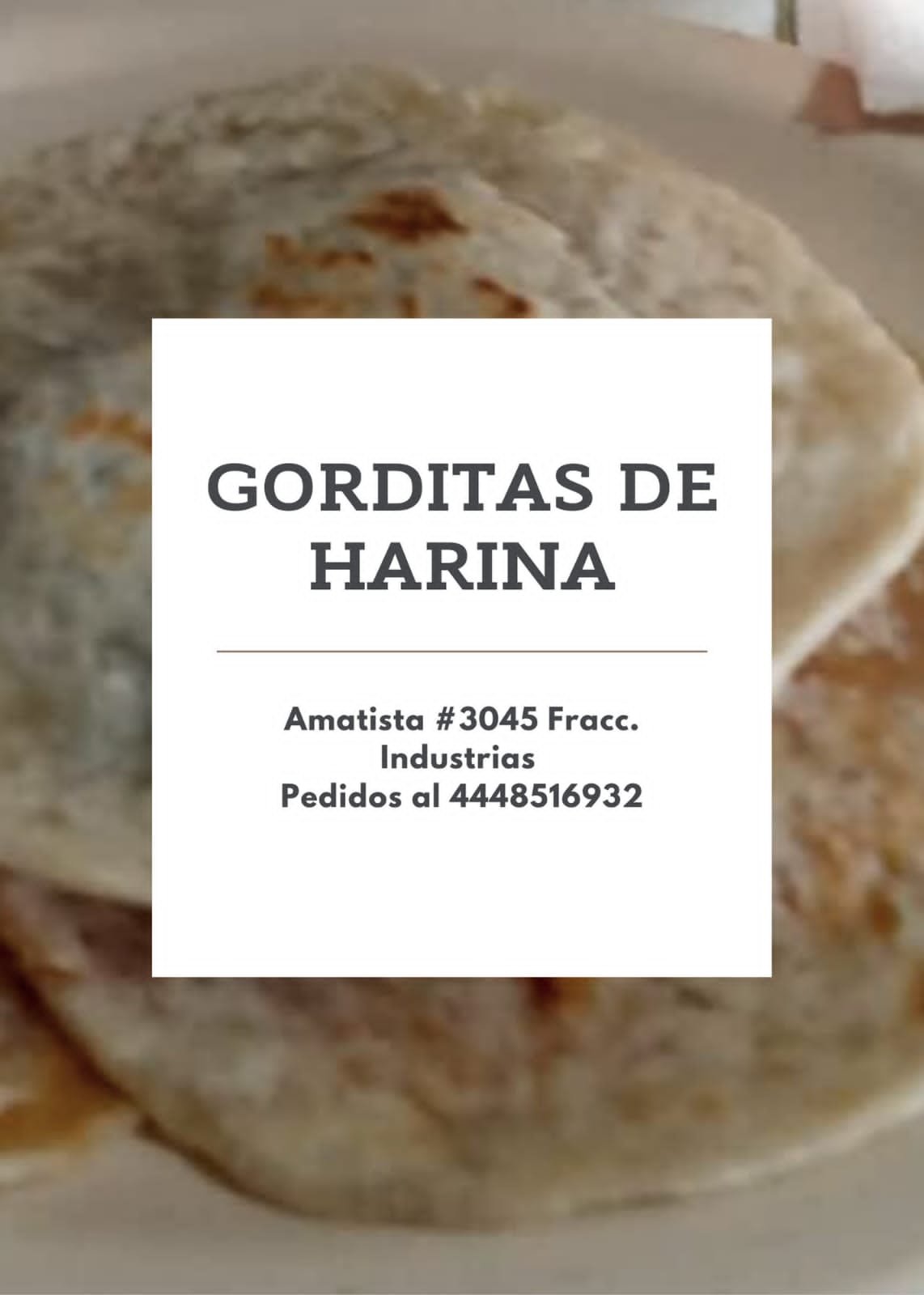 Menú impreso