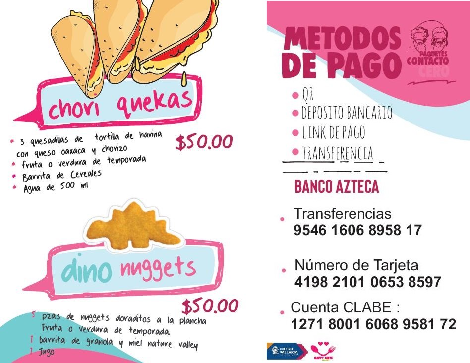 Menú impreso