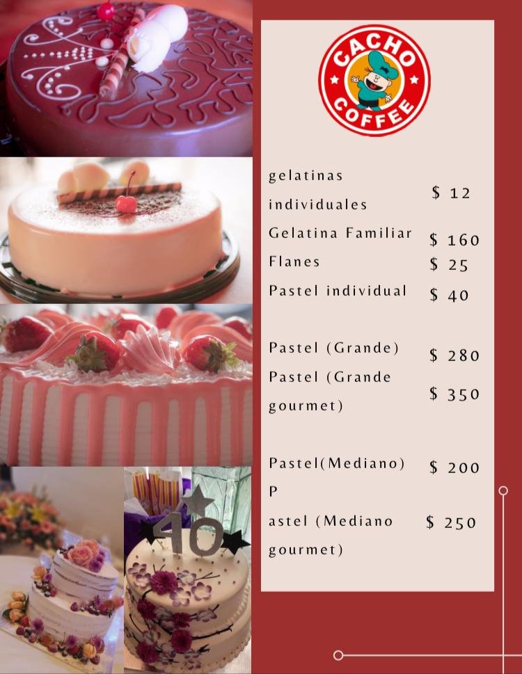 Menú impreso